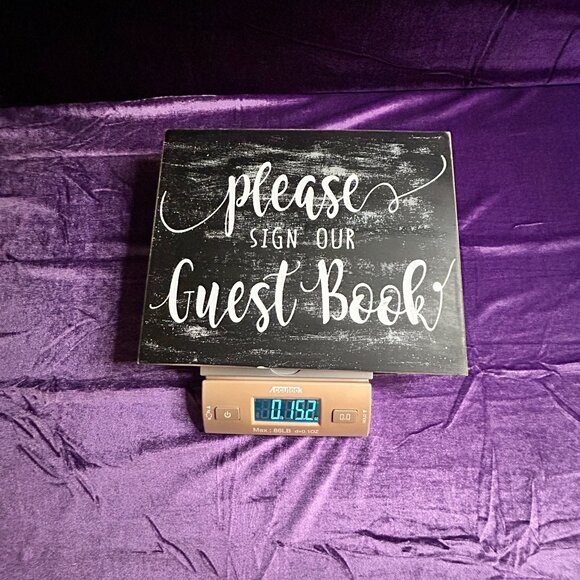 Rustic Wedding Decor Guest Book Sign - Picture 6 of 6